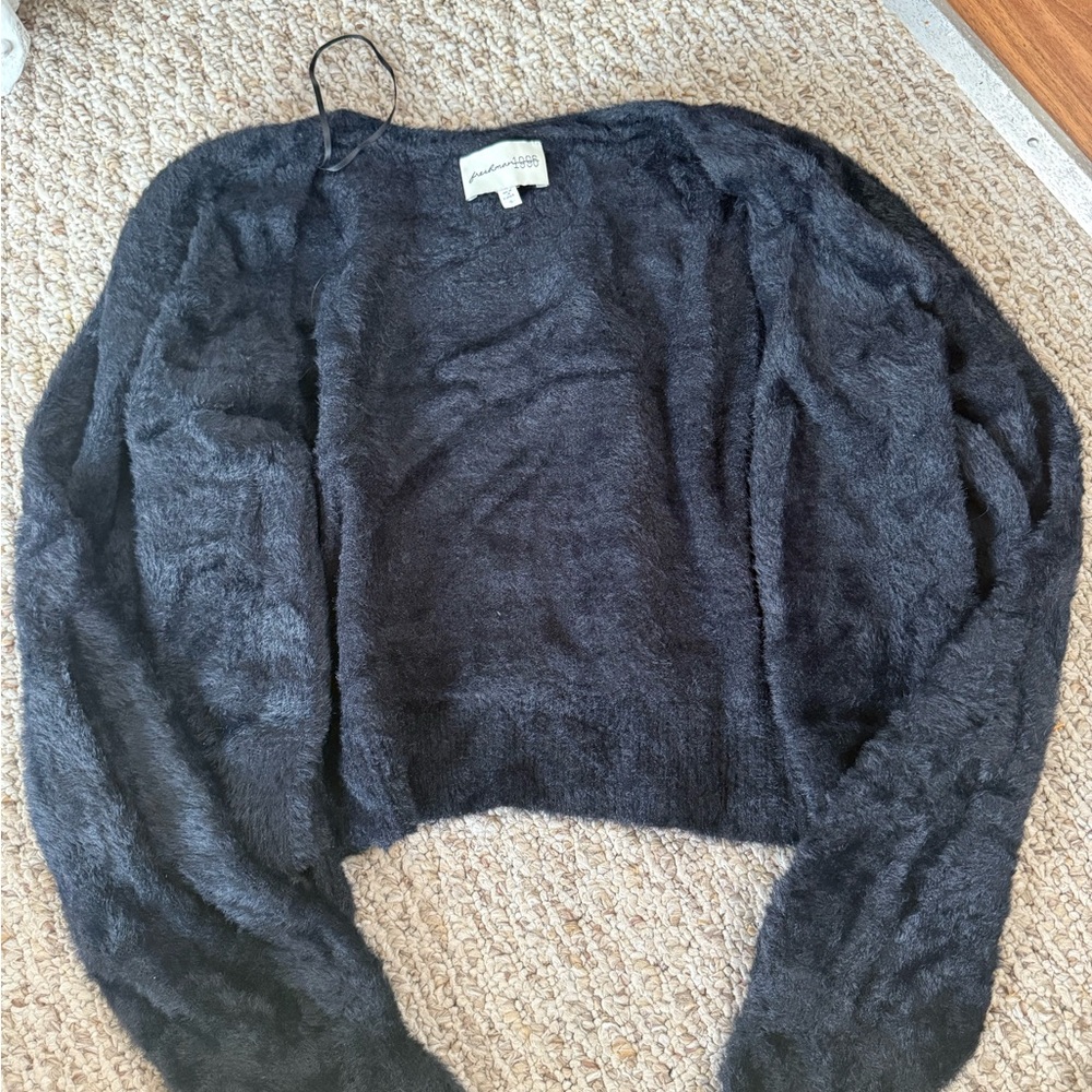 Black Fuzzy Sweater